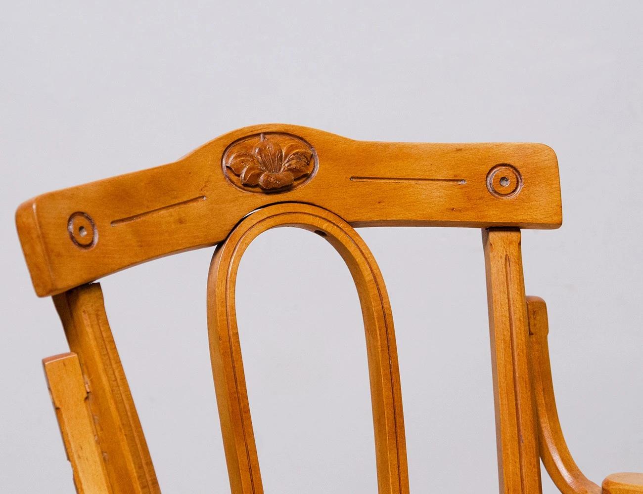 Реставрация венского кресла №104 Братьев Тонет