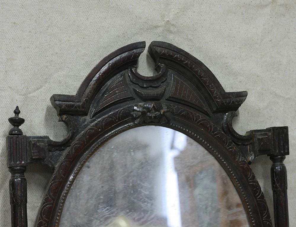 Реставрация небольшого старинного зеркала