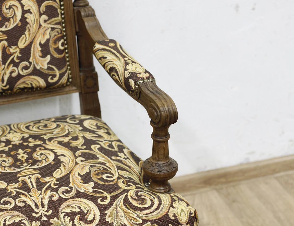 Реставрация кресла 19 века